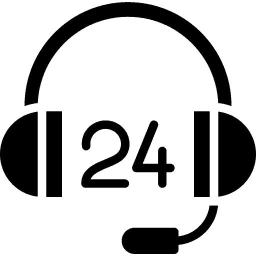 Headset icon representing ongoing IT monitoring and support.