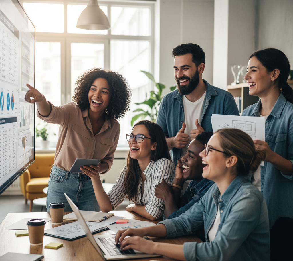 IT Providers Consultant team collaborating on client solutions during strategy meeting in Australia