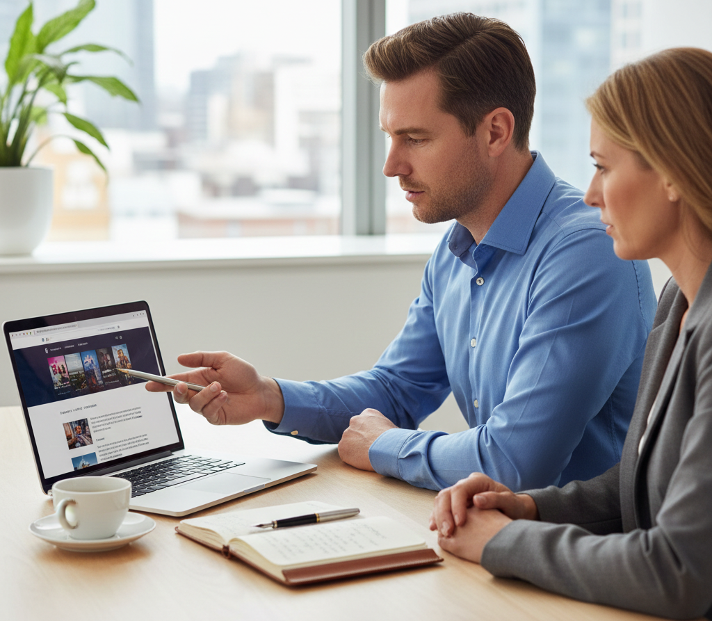 Choosing a reliable website developer in Australia during a professional website consultation