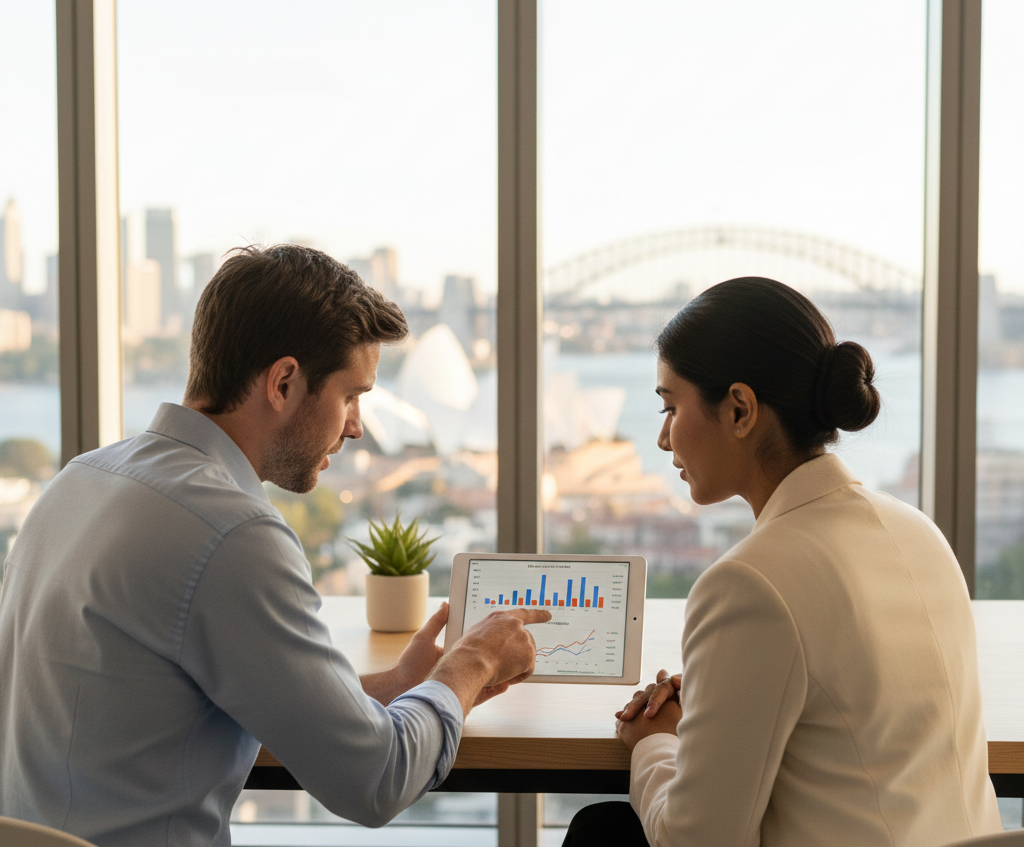 google ads management australia strategy meeting between local professionals
