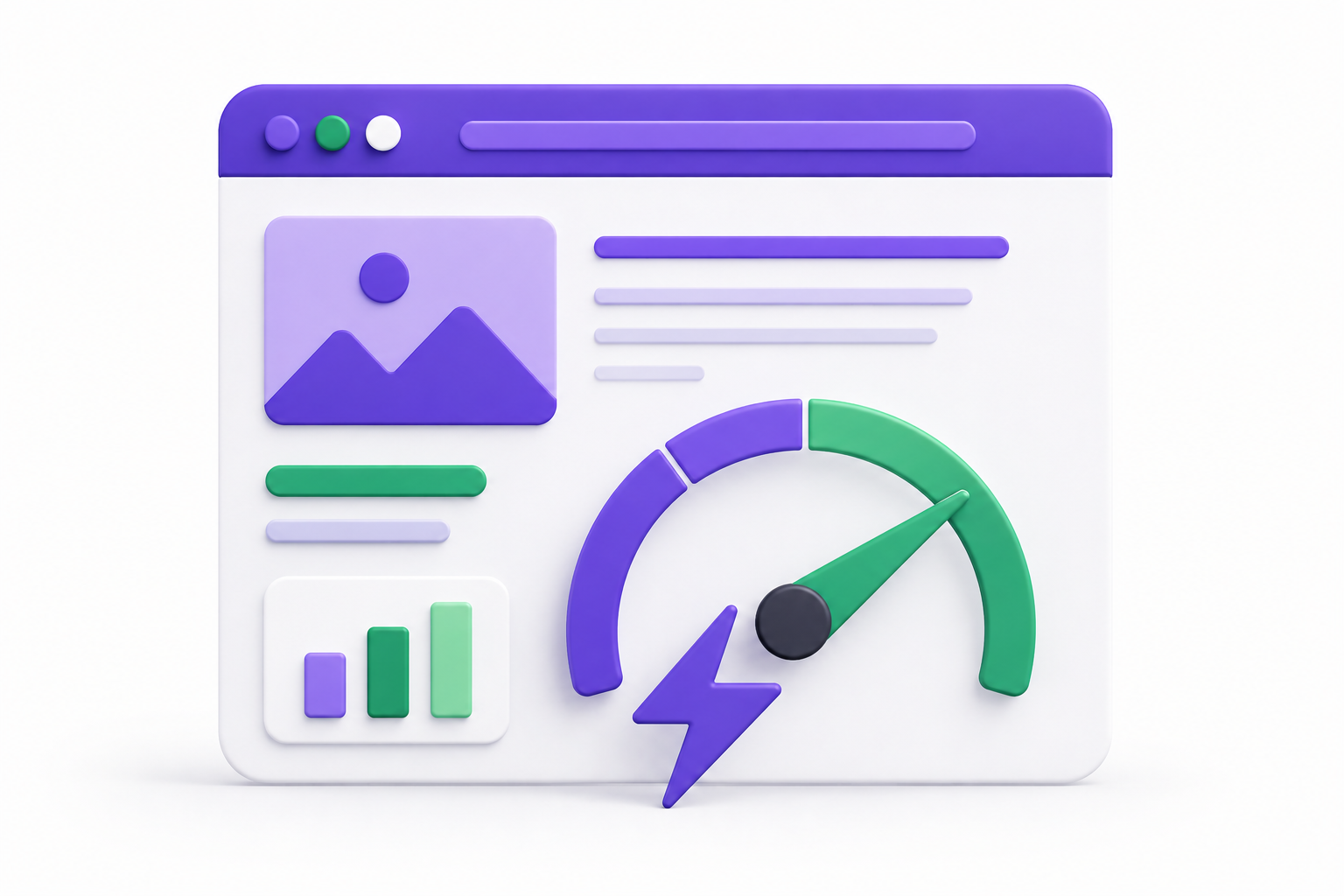 Fast loading websites