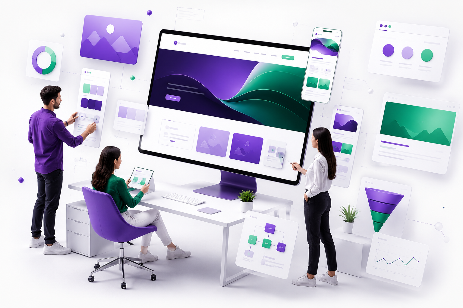 Premium website design first impression