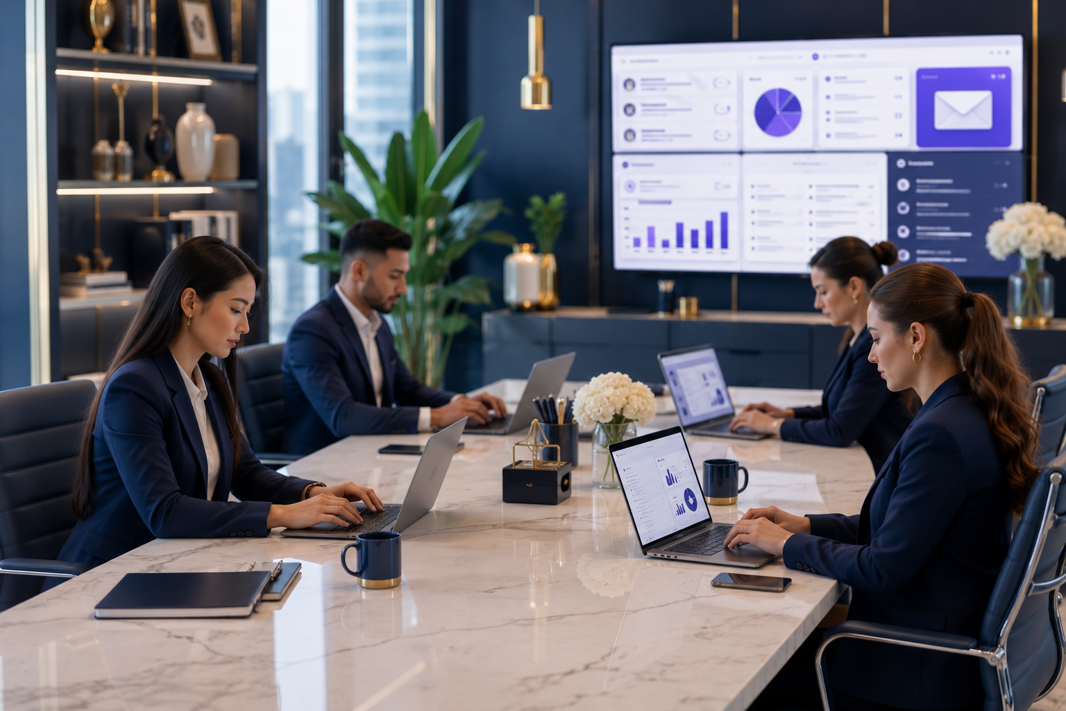 Virtual admin support team
